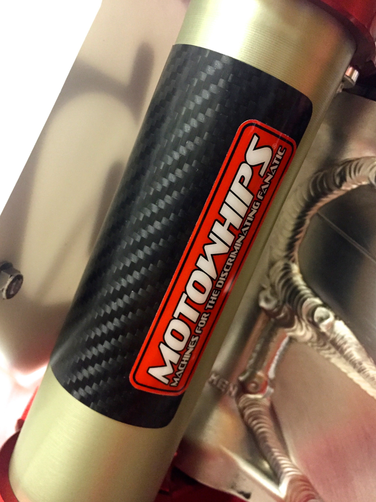 MOTOWHIPS CARBON FIBER FORK WRAP